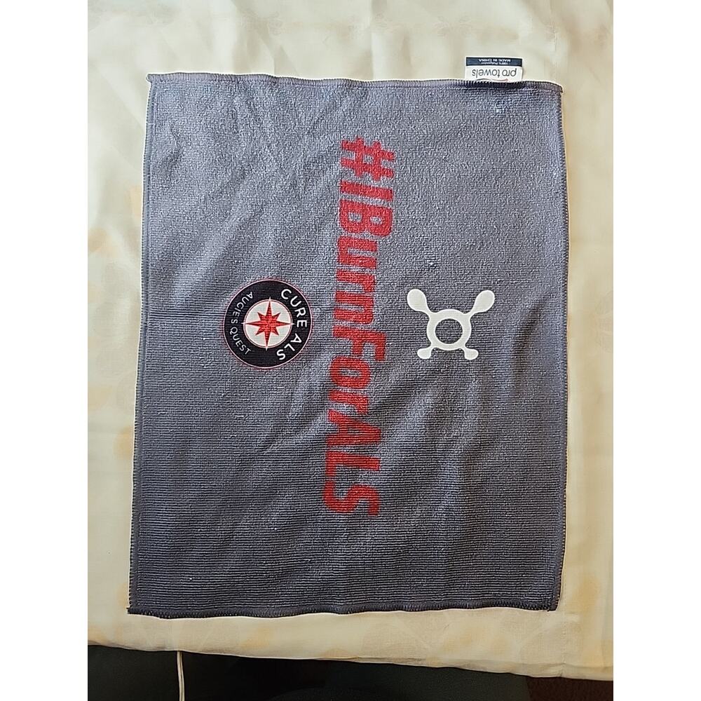 Pro Towels Sports Towel #1 Burn For ALS Cure ALS Augie's Quest